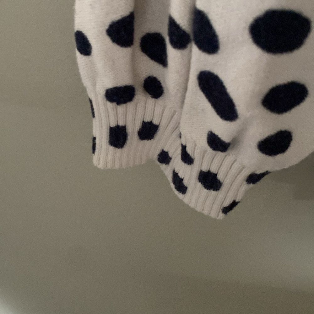 LOFT Polka Dot Sweater. Size Large. - Picture 3 of 4